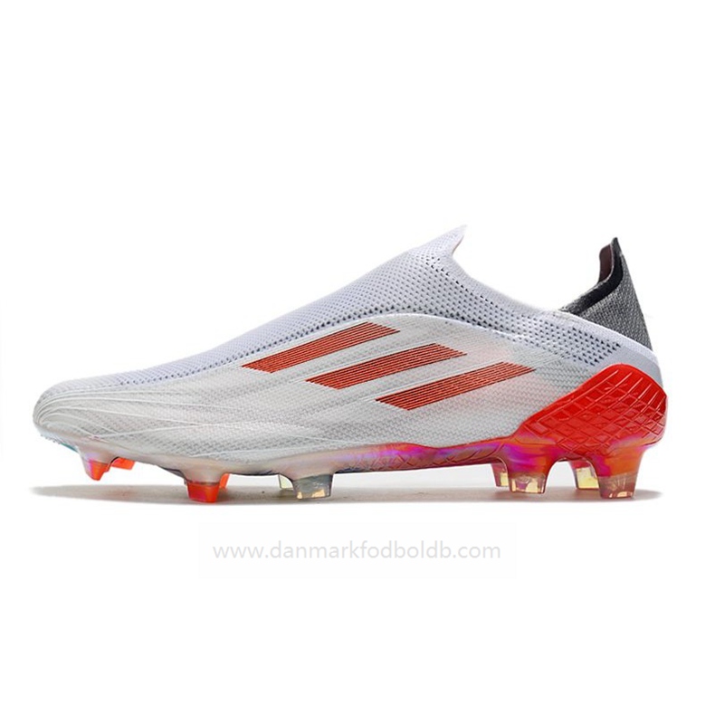Adidas X Speedflow + FG Whitespark Fodboldstøvler Herre – Hvid Sølv Rød
